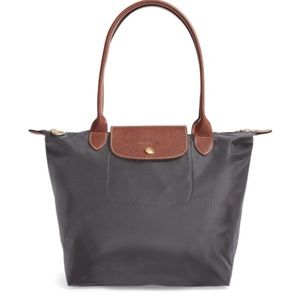 Longchamp Small Le Pilage Tote Grey